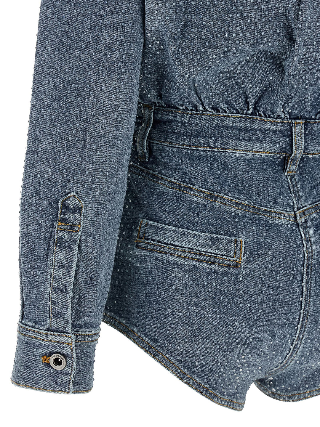 Self Portrait Rhinestone Denim Tute Intere - Blu | b8af0da28e5a63aad4a8d175ea55377f09fd6947