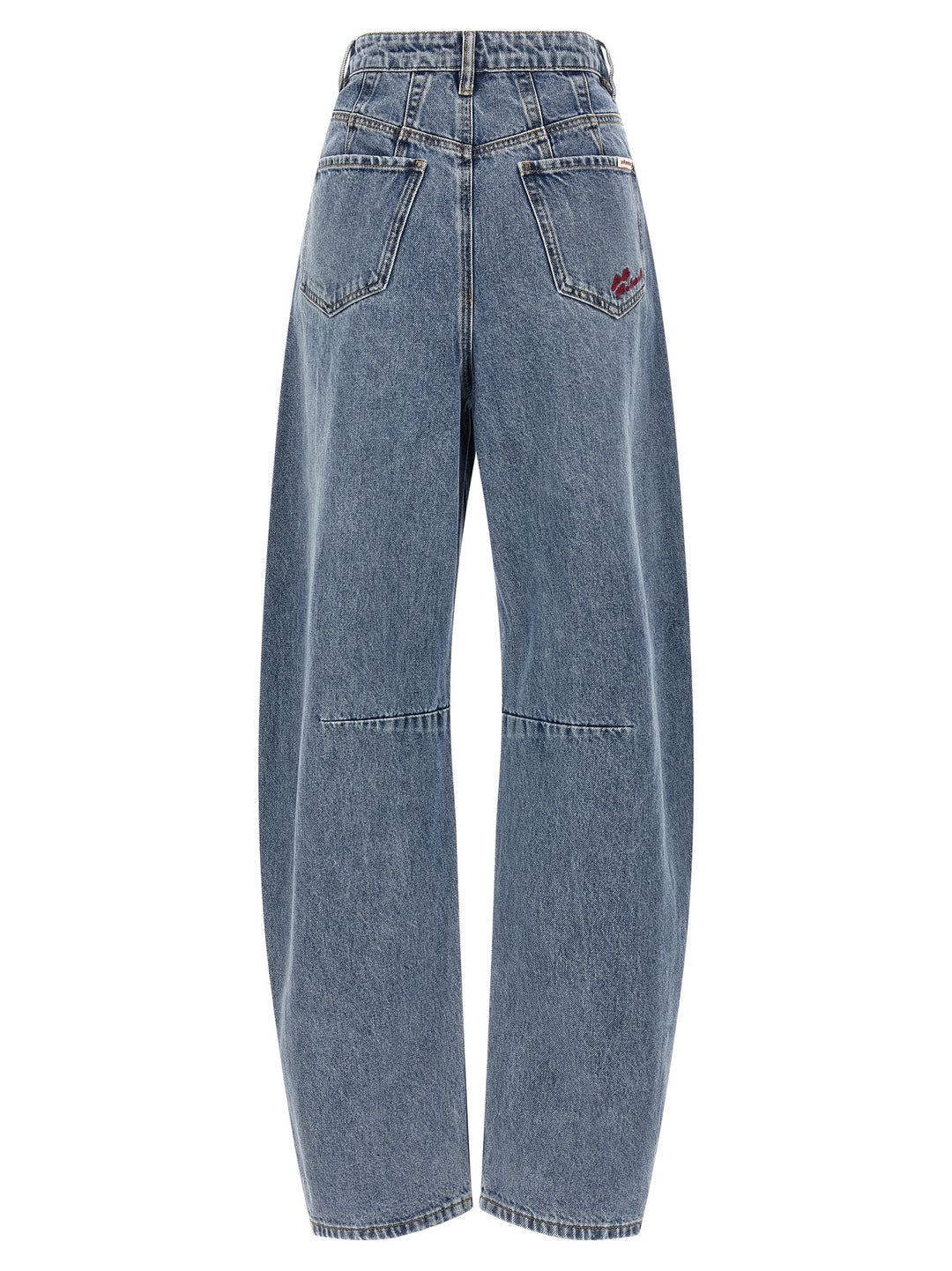 Self Portrait Blue Barrel Leg Jeans - Blu | a9325b8cba46fd573321f467b55f2d88b45365c0