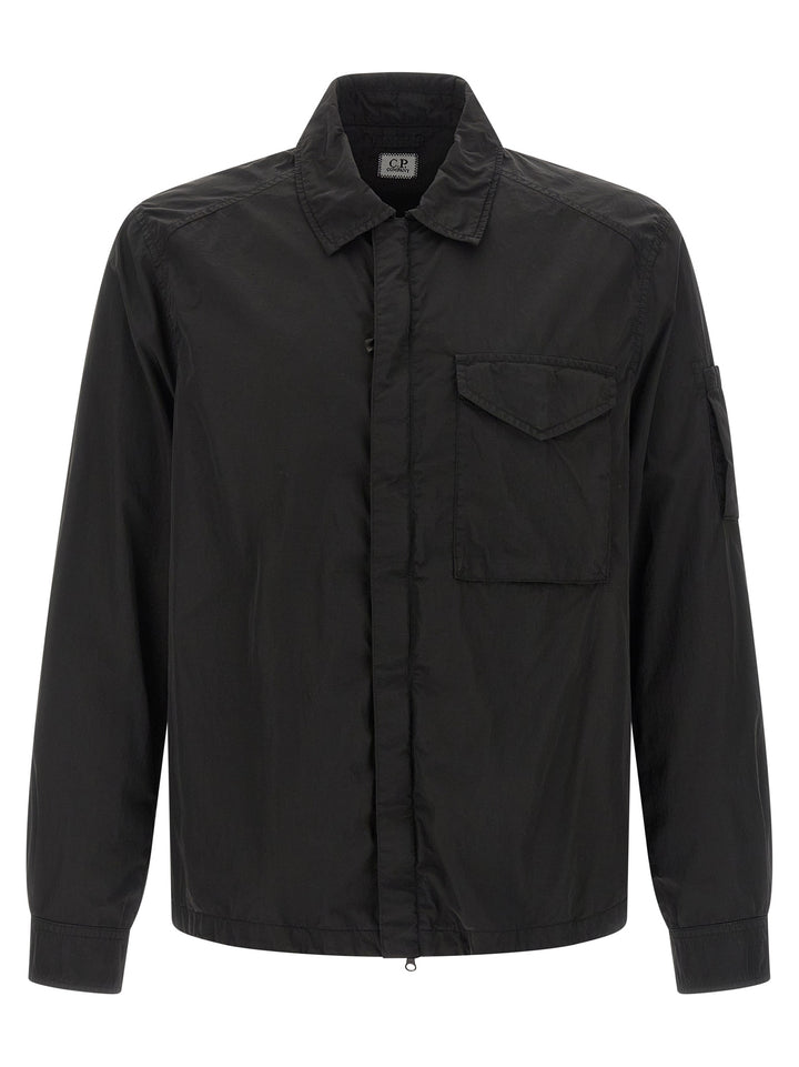 C.P. Company Overshirt Chrome-R Camicie - Nero | 800154d92d78ff8bfdba0f9a098cb2ac609b3bff