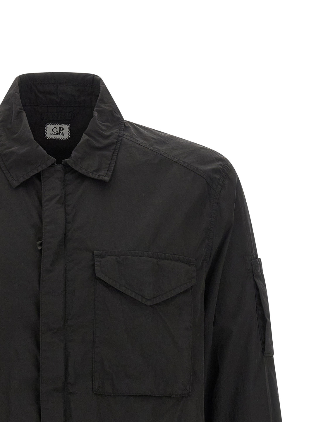 C.P. Company Overshirt Chrome-R Camicie - Nero | ec4abb1505721b639f00f2d0c827674a846faedf