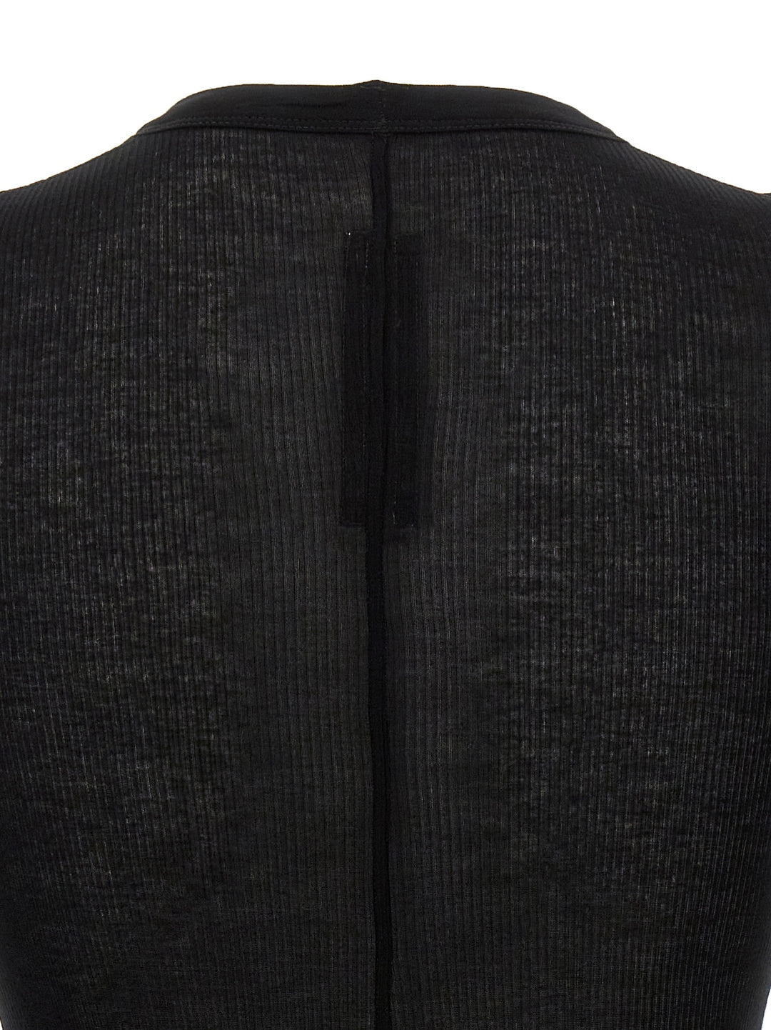 Rick Owens Rib Ls T T shirt - Nero | b18a3bde797aaa6b710b8cbfea0fdbf77aede506