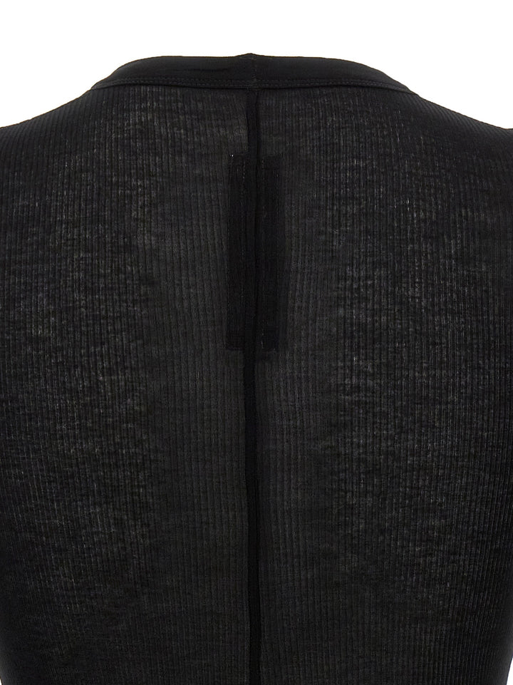 Rick Owens Rib Ls T T shirt - Nero | b18a3bde797aaa6b710b8cbfea0fdbf77aede506