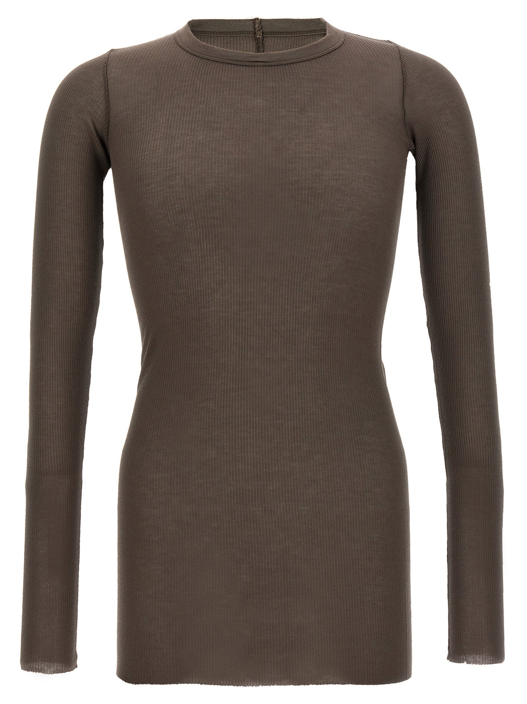 Rick Owens Rib Ls T T shirt - Grigio | ca6b6298361792110be1f1500dd479a112627aeb