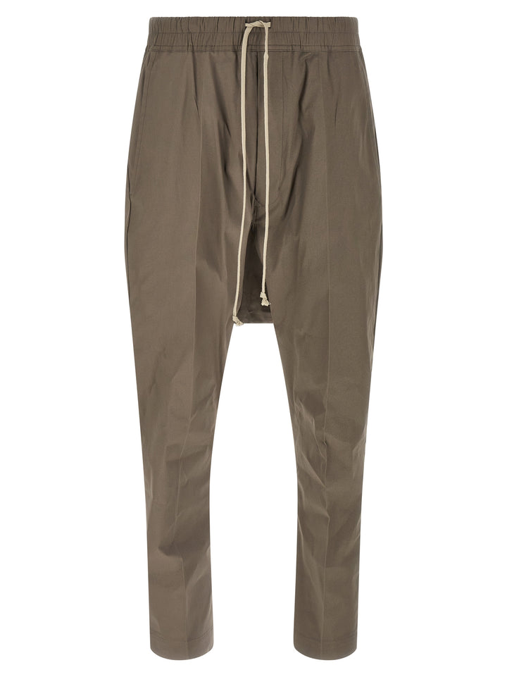 Rick Owens Drawstring Long Pantaloni - Grigio | 613f4a952df039a227c0c94fdacb4c25205e7ac8