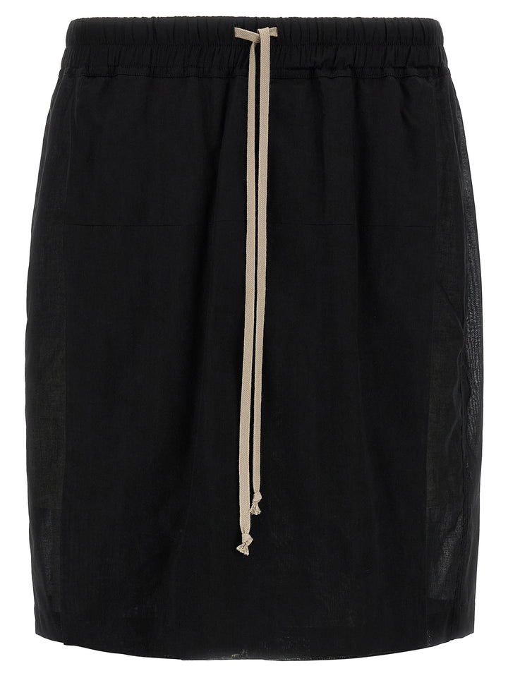 Rick Owens Kiltshorts Bermuda e Short - Nero | 96c726c64a55615d4ca0e123dde493b86e5cb19b