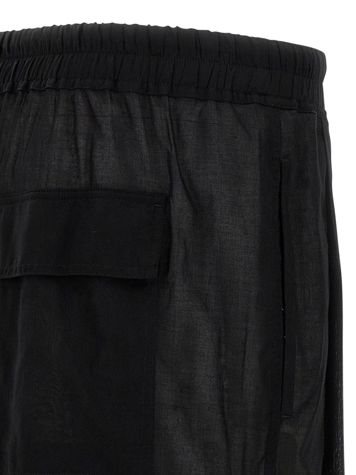 Rick Owens Kiltshorts Bermuda e Short - Nero | e45da663b6e0f83f204a06d10d990a327978cff7