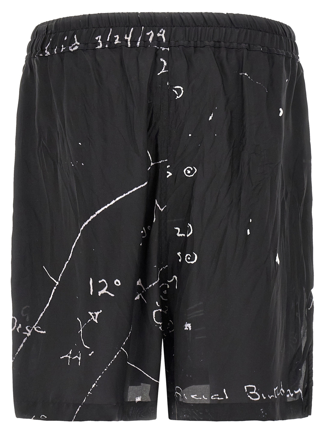 Rick Owens Boxers Bermuda e Short - Bianco/Nero | 751fa16e71e810695359b1e5460c495ac0ab13f6