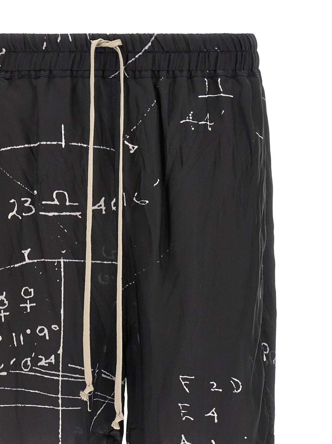 Rick Owens Boxers Bermuda e Short - Bianco/Nero | 3f583678ca23ce25504d391f0263fad40c1fc6e8