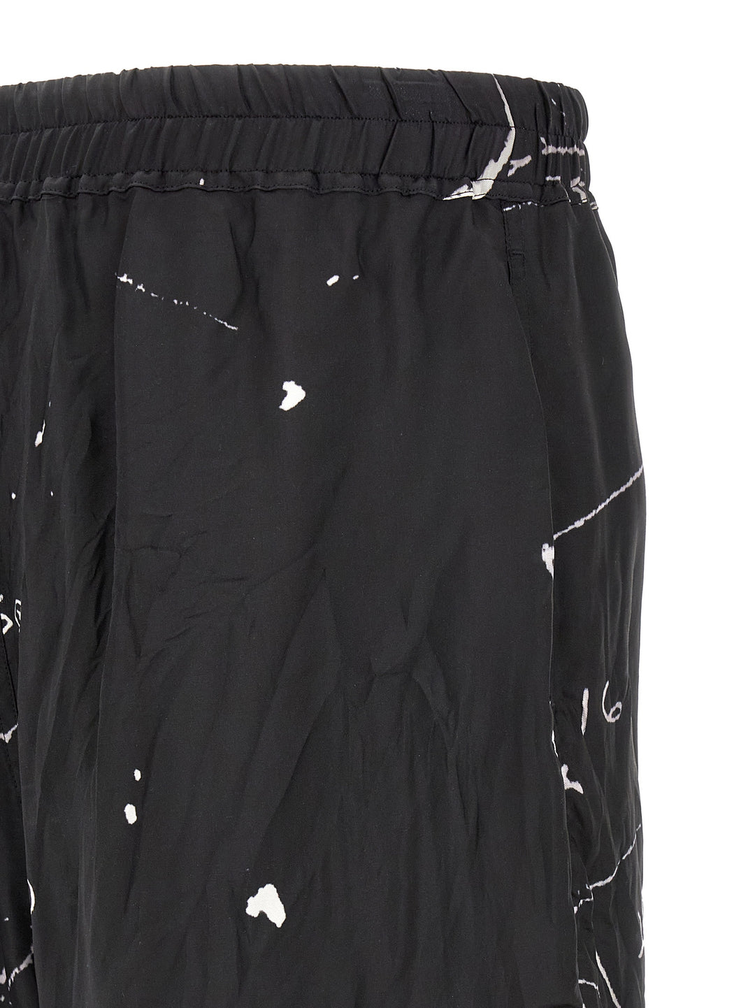Rick Owens Boxers Bermuda e Short - Bianco/Nero | 04471231077f07b36c07280ac180df1f1814dfd5
