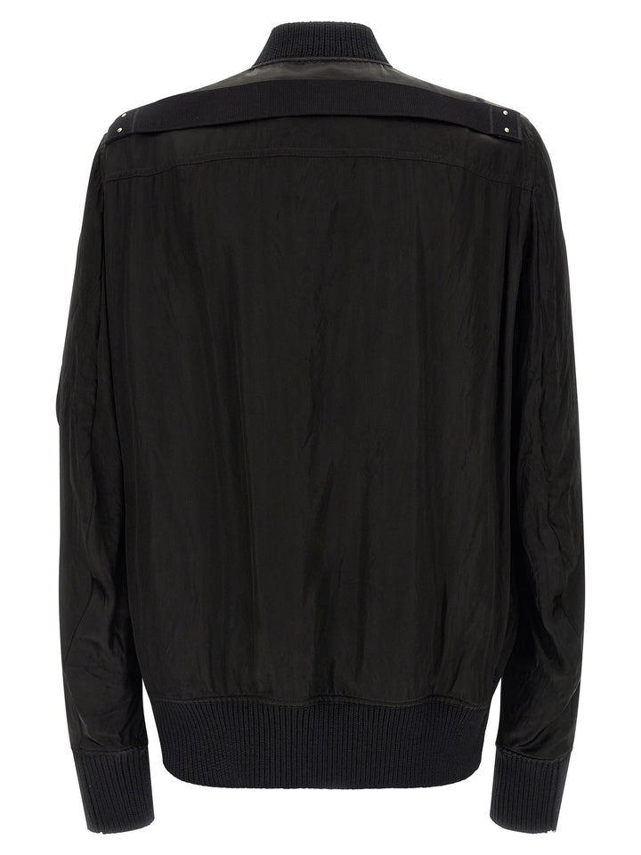 Rick Owens Classic Flight Puffer Jackets - Nero | 55a1e0e68fc33bf0d671fda587bacb7add774ce2