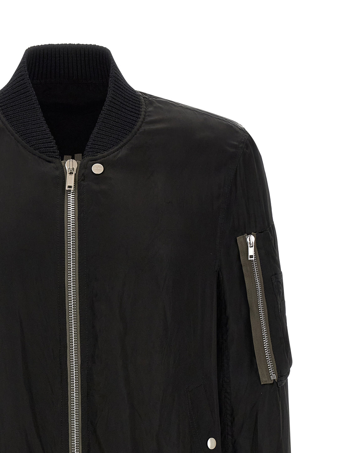 Rick Owens Classic Flight Puffer Jackets - Nero | ad33fe5662a7477e9ecd7b425cc83c03257a3230