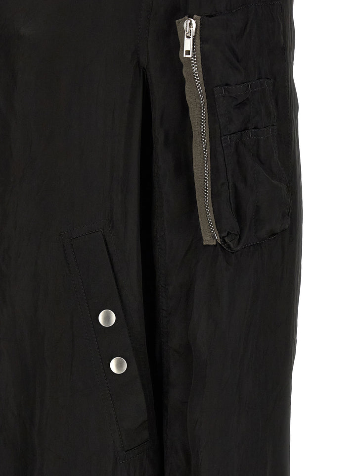 Rick Owens Classic Flight Puffer Jackets - Nero | c553d886b5981ef600c8d45a8f83575c0b49db80