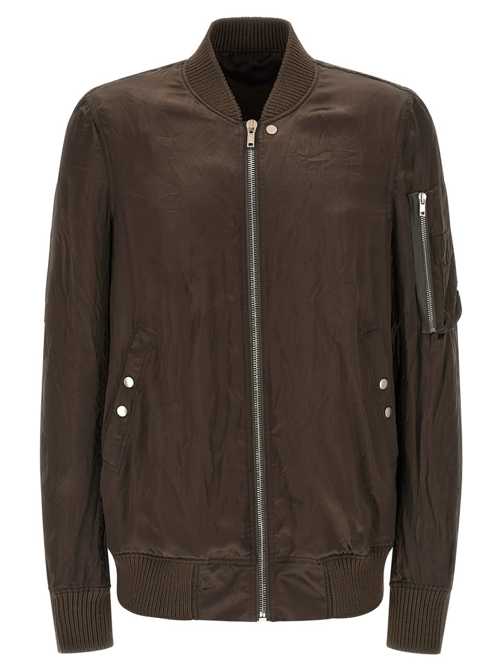 Rick Owens Classic Flight Puffer Jackets - Marrone | 762d2192ba15fe11d21a0757bdade5b53ce1696f