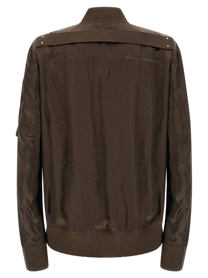 Rick Owens Classic Flight Puffer Jackets - Marrone | 51f540cee59f5fbf282ac36f1bb616953b2dcd16