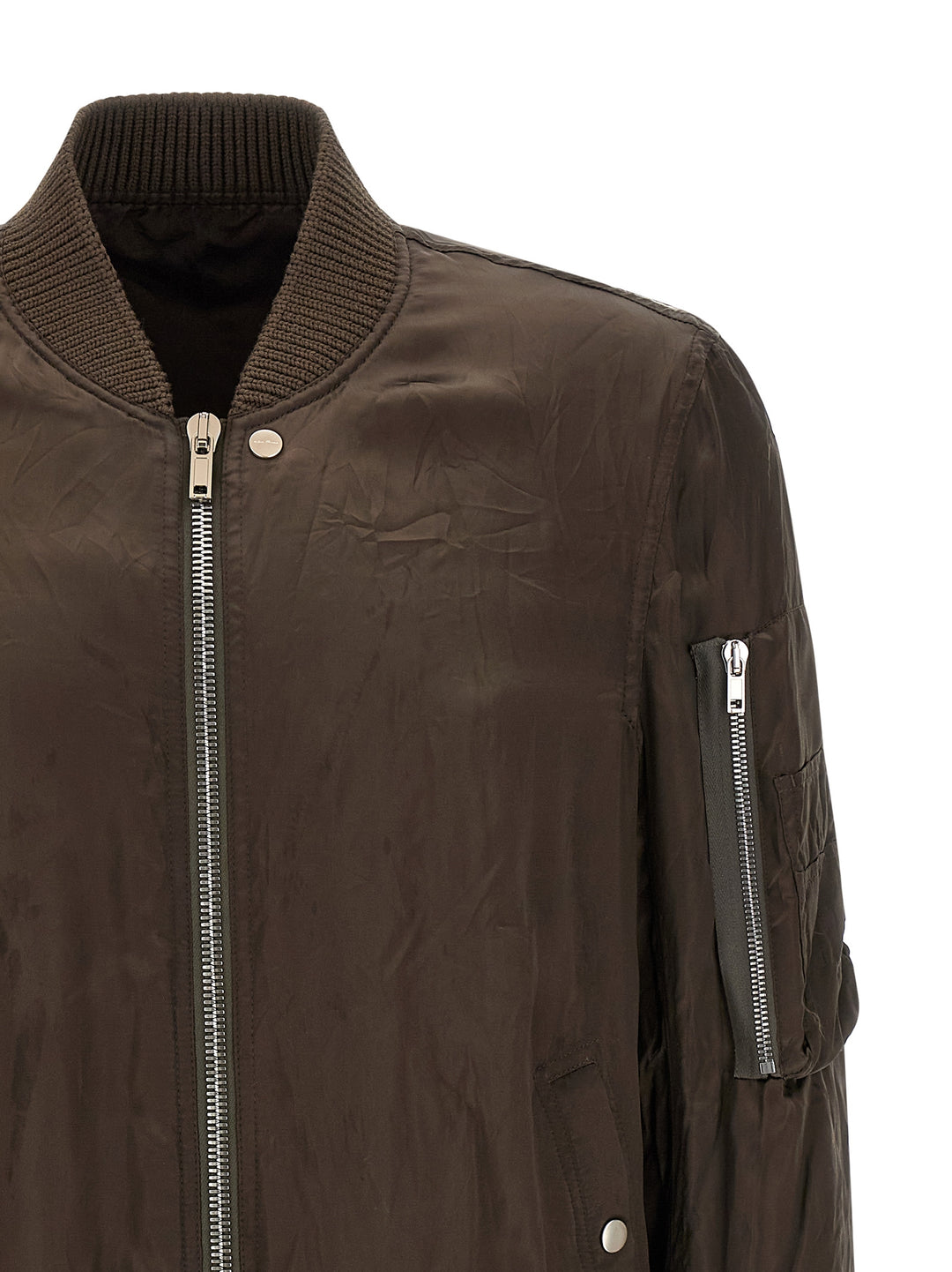 Rick Owens Classic Flight Puffer Jackets - Marrone | c48316e1e37d83f58b73e637c637fb496658040f