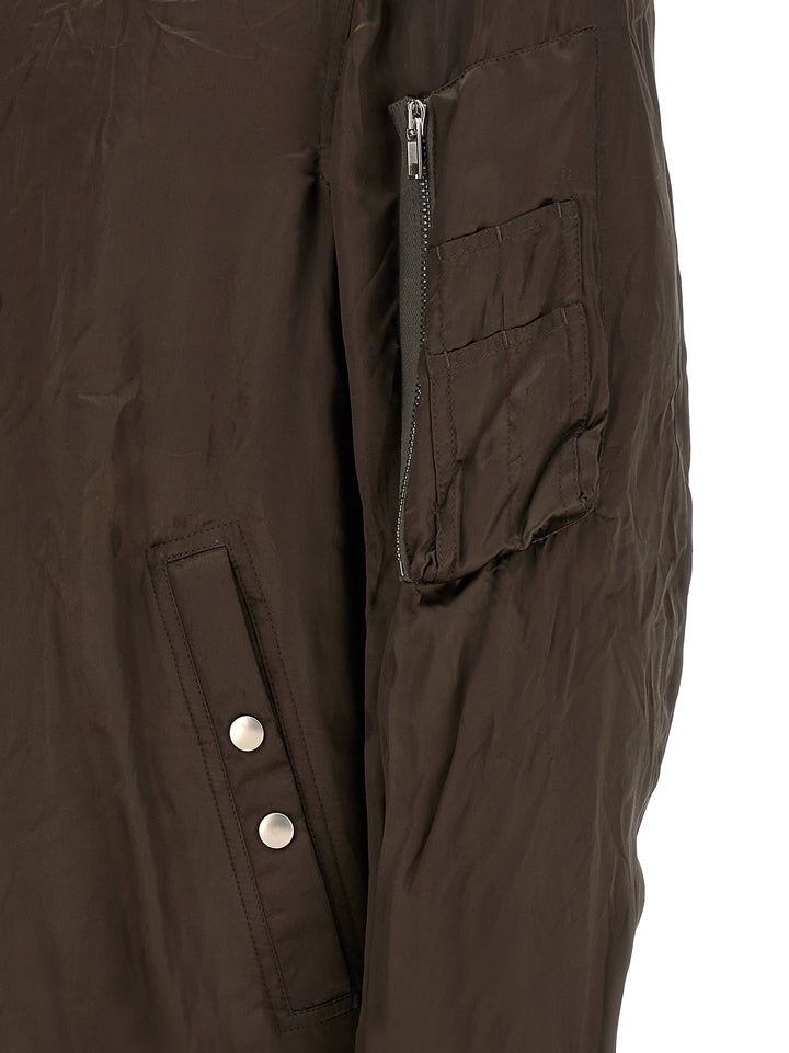 Rick Owens Classic Flight Puffer Jackets - Marrone | 2cf86705b566a77eee27397dc9854def2279ae71