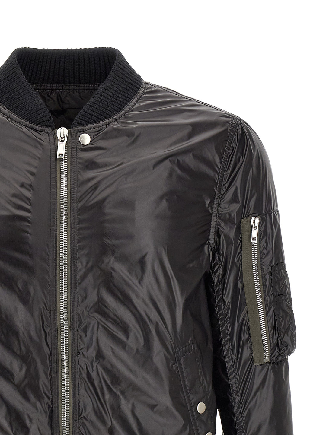 Rick Owens Classic Flight Puffer Jackets - Nero | 9f9e9f9ce831b77fa5177dc9ba398a2ed2b7e1da