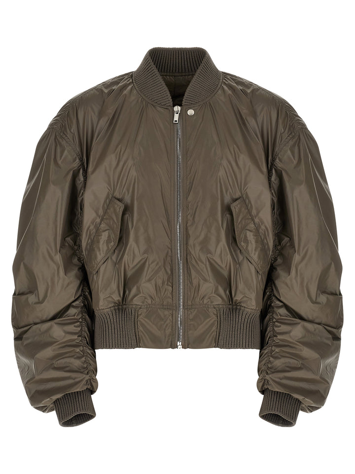 Rick Owens Secchia Flight Puffer Jackets - Grigio | 98579d43060f72e98f71a659d68286bec4721b4a