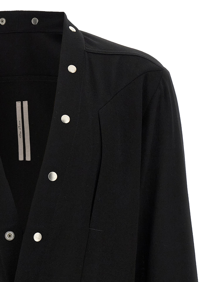 Rick Owens Larry Fogpocket Camicie - Nero | 08864e32452bc79a76d553bc47389611c0886af2