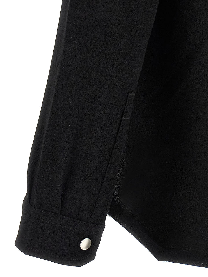 Rick Owens Larry Fogpocket Camicie - Nero | b89ecbce3bad0959bfd46487fef985f312a719ae