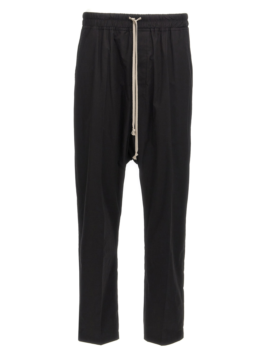 Rick Owens Drawstring Long Pantaloni - Nero | a8a55d0519f164ca5a3c5c98fd5c7856d732b0bd