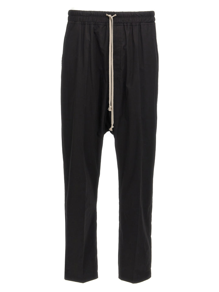 Rick Owens Drawstring Long Pantaloni - Nero | a8a55d0519f164ca5a3c5c98fd5c7856d732b0bd