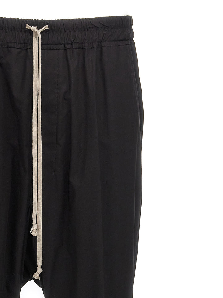 Rick Owens Drawstring Long Pantaloni - Nero | 66892d1e93a8a3c3b5c65ec35ea69d093bd46ba6
