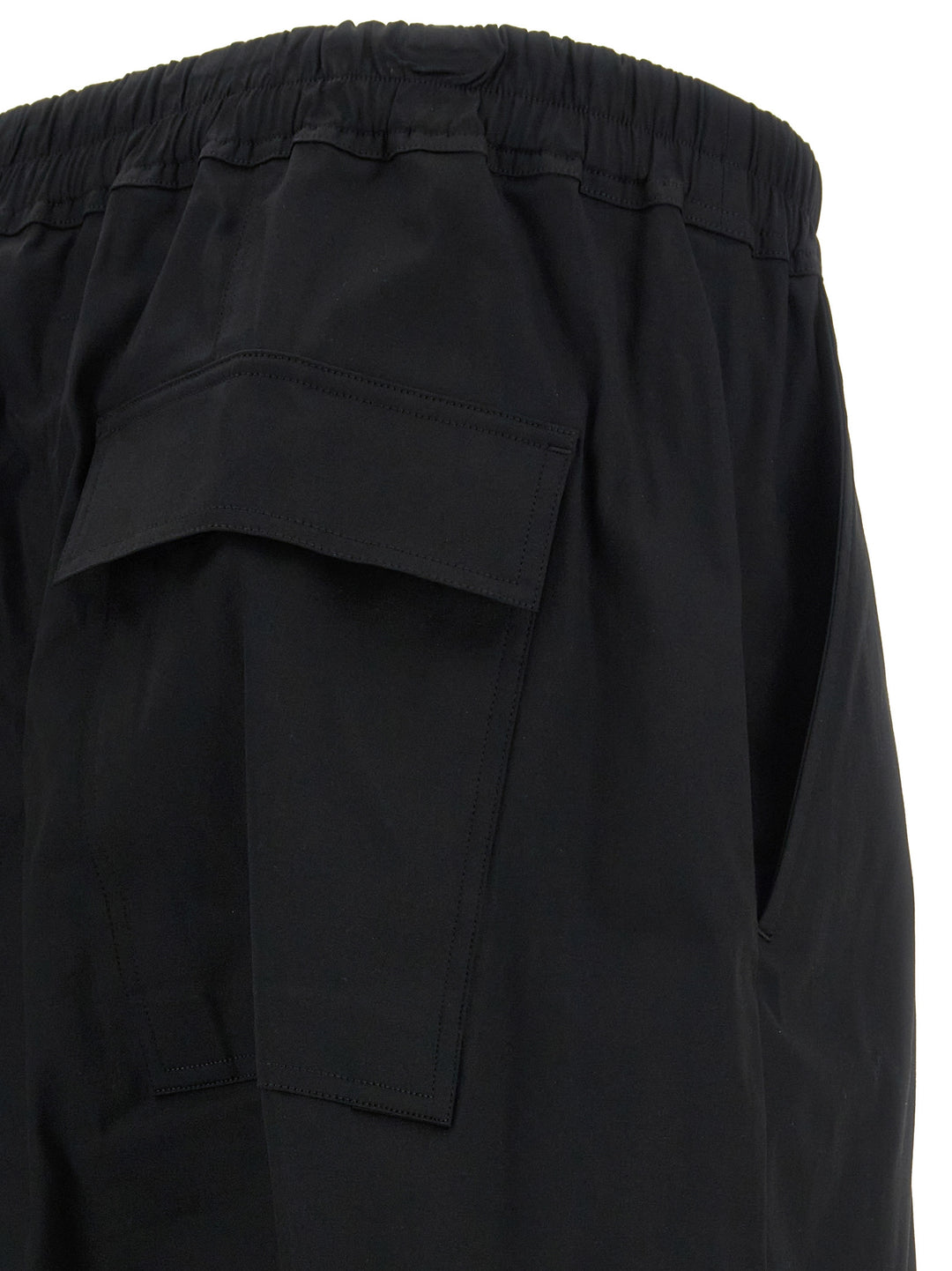 Rick Owens Drawnstring Cropped Pantaloni - Nero | 872c74929fae19dda99b720ee919e45cdfa1de38