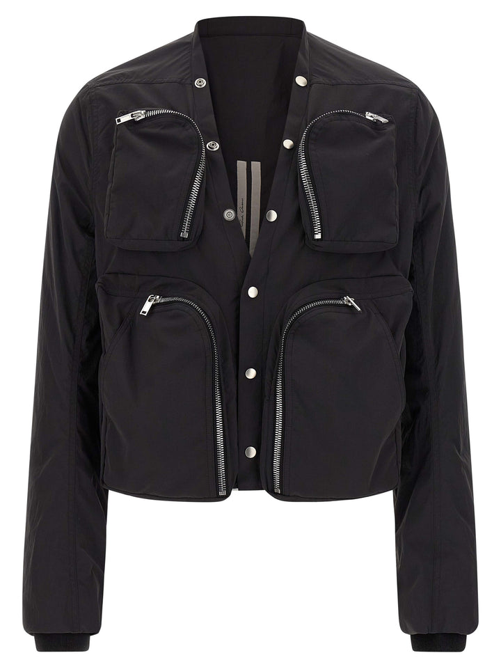 Rick Owens Cargo Puffer Jackets - Nero | df9c3ab41164c267a413ded0c5f585b7e0966db8