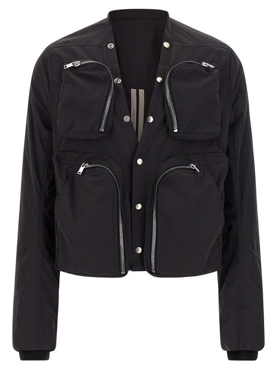 Cargo Puffer Jackets Nero