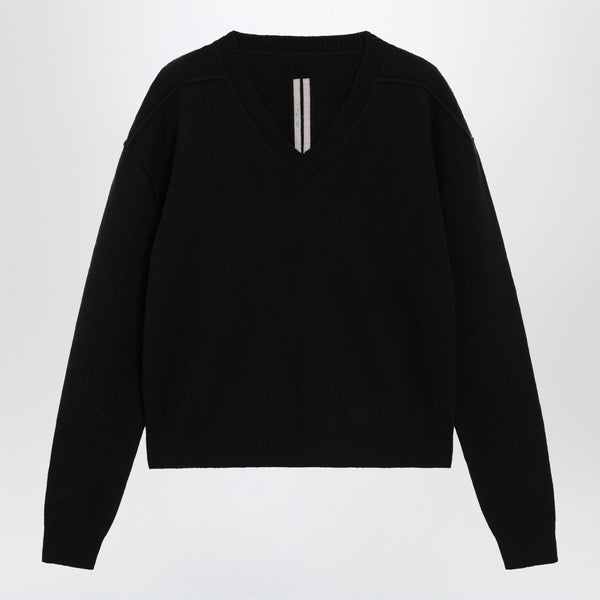 Black Wool And Cashmere Sweater