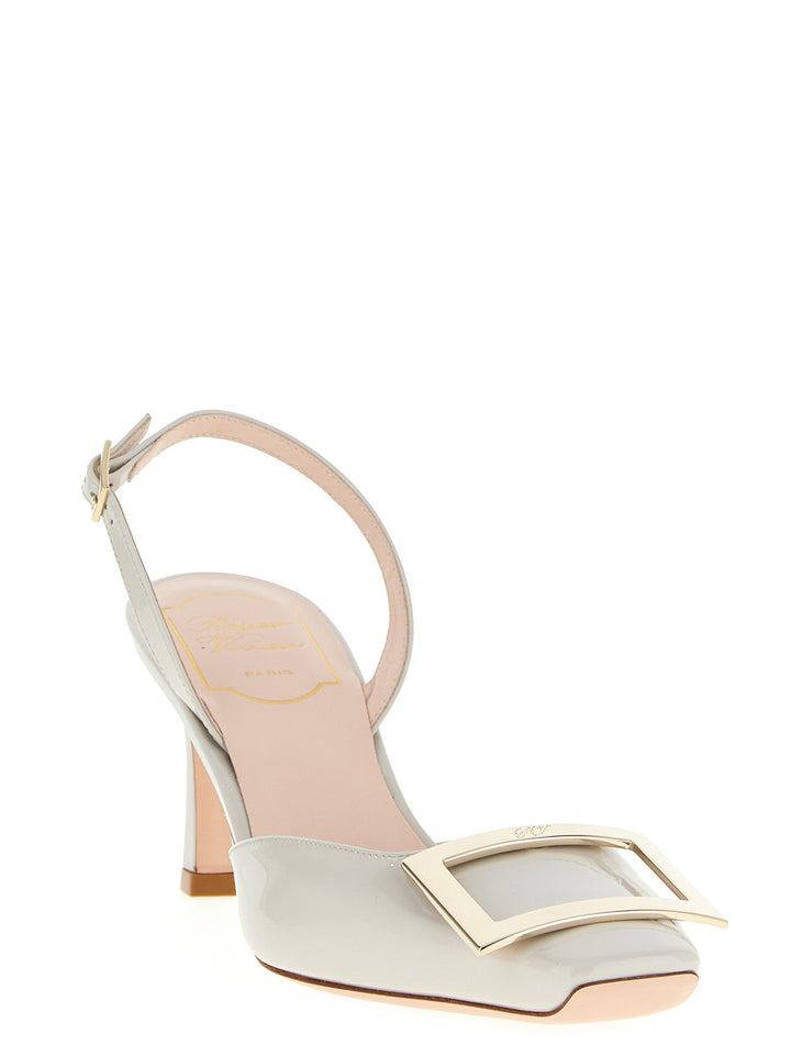 Roger Vivier Trompette Decollete - Bianco | 55485412cf067c84f021c8964c8fed147fc408ec
