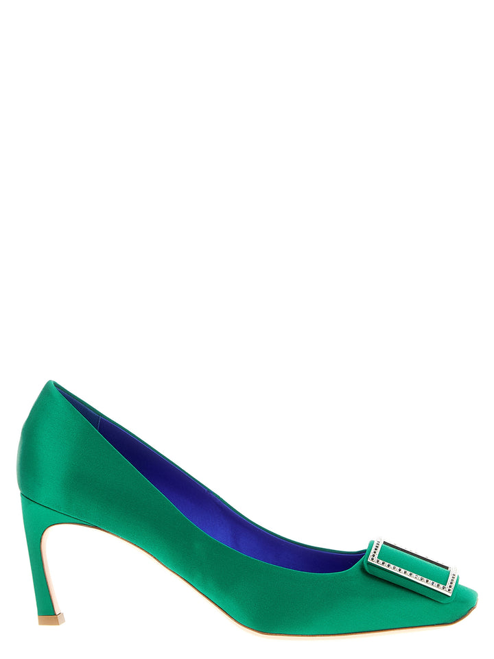 Roger Vivier Trompette Decollete - Verde | 432209a13956c29408079e5caeac4124517472de