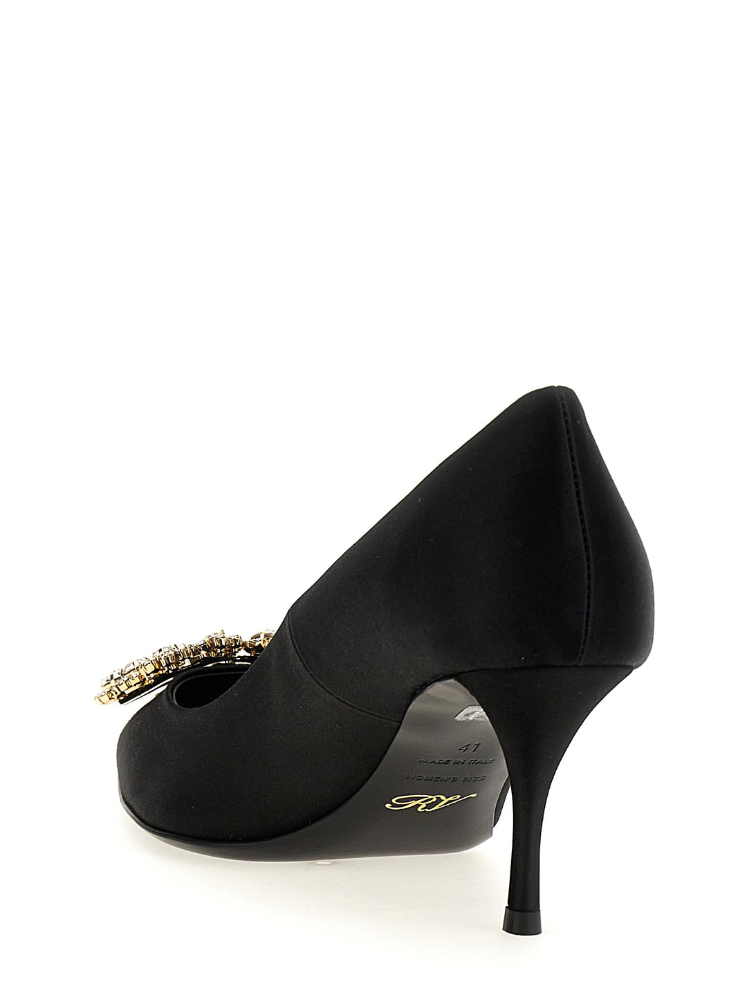 Roger Vivier Efflorescence Decollete - Nero | 4eaefd0a6c51a53266b1dfbde3e34b02d29570f3