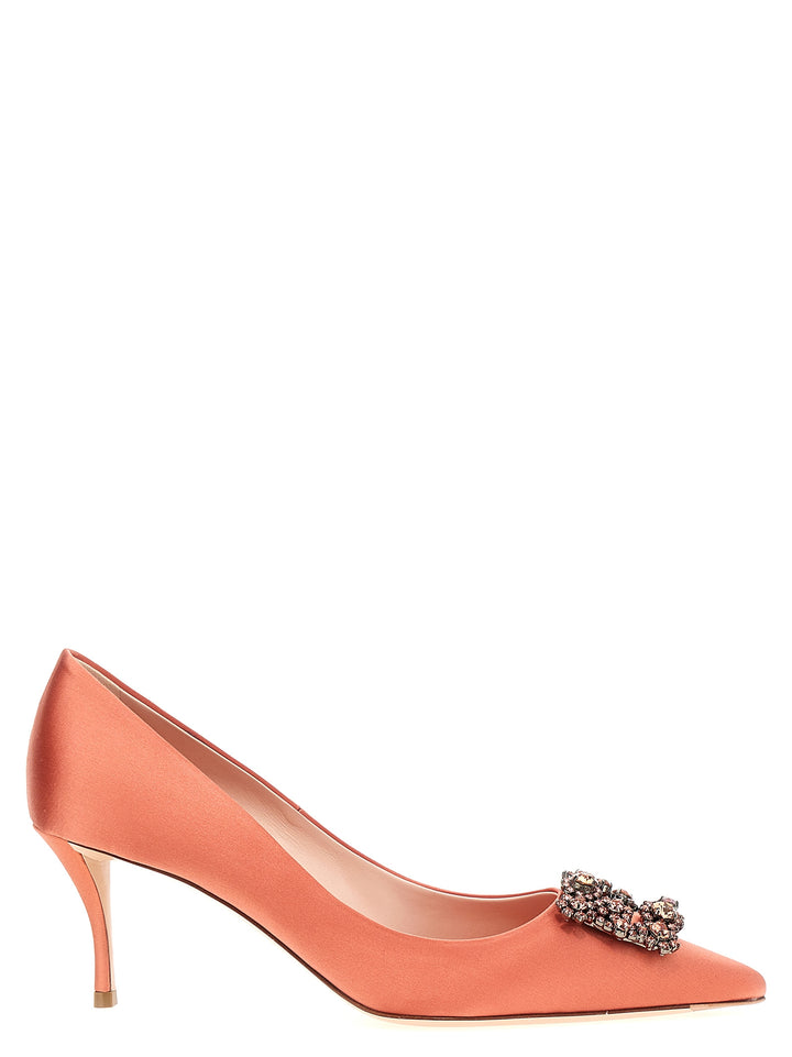 Roger Vivier Efflorescence Decollete - Rosa | c32a10560875a129728f1ab3b1592557fdeec3d2