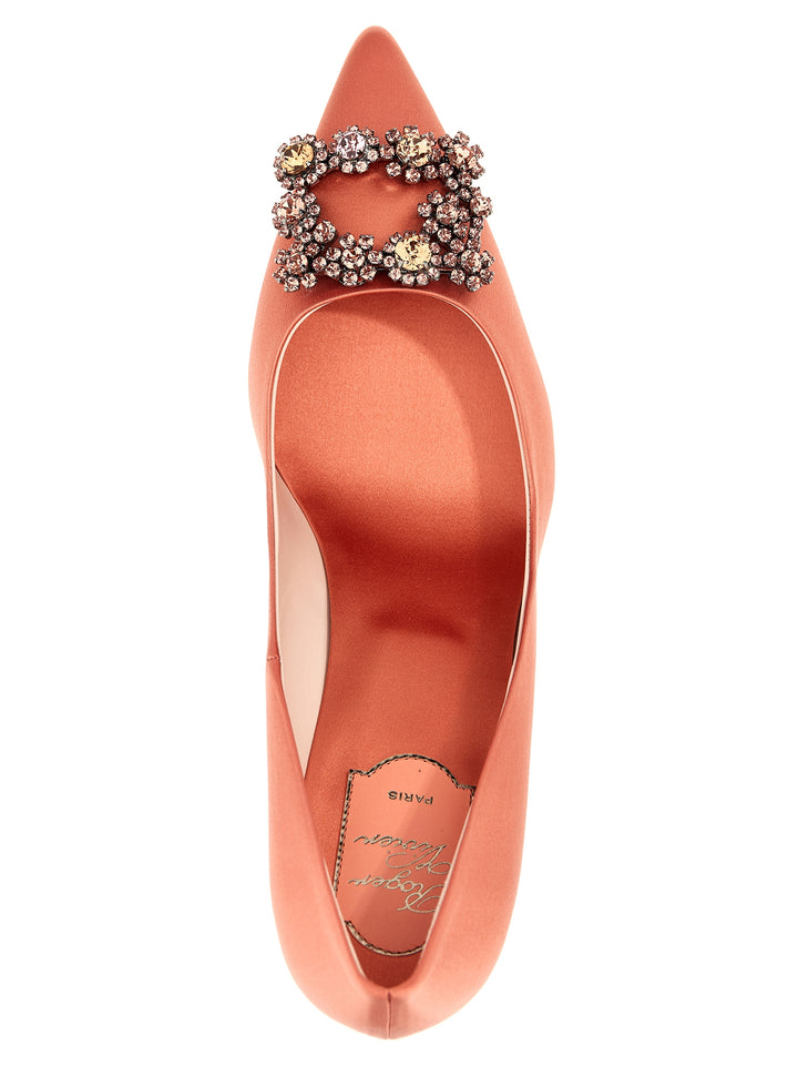 Roger Vivier Efflorescence Decollete - Rosa | 50aff008ba17191bc9e3c13a05b256d1b1c9b026