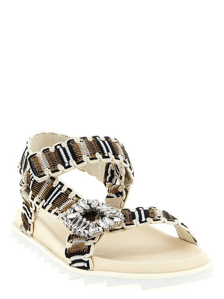 Roger Vivier Slidy Viv Sandali - Multicolor | fbe0772e8fdd55de5b5b1c6d3b0328b832cdcd8b