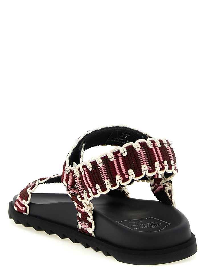 Roger Vivier Slidy Viv Sandali - Rosa | f3cdafb0d33c7939a12803f5afeab060156d81c7