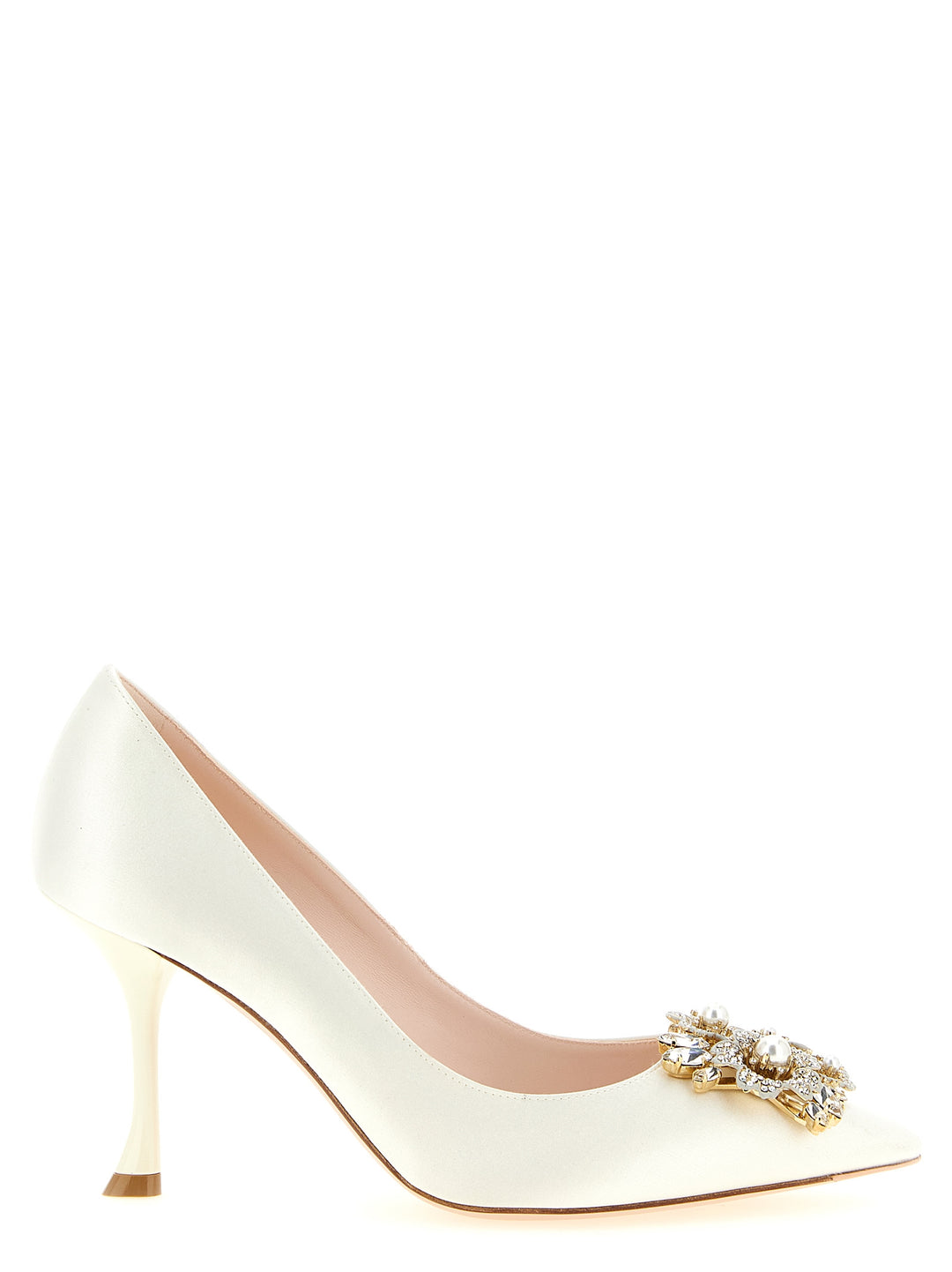 Roger Vivier Efflorescence Decollete - Bianco | abacd10e0c054ad53e29d21faba6eaf3389d3f32