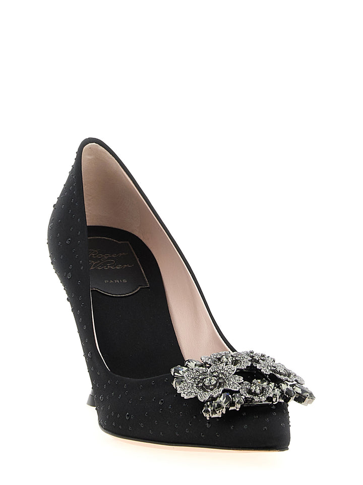 Roger Vivier Efflorescence Decollete - Nero | a6745f33b5c66d591fe45d01404638a8c68c90a1
