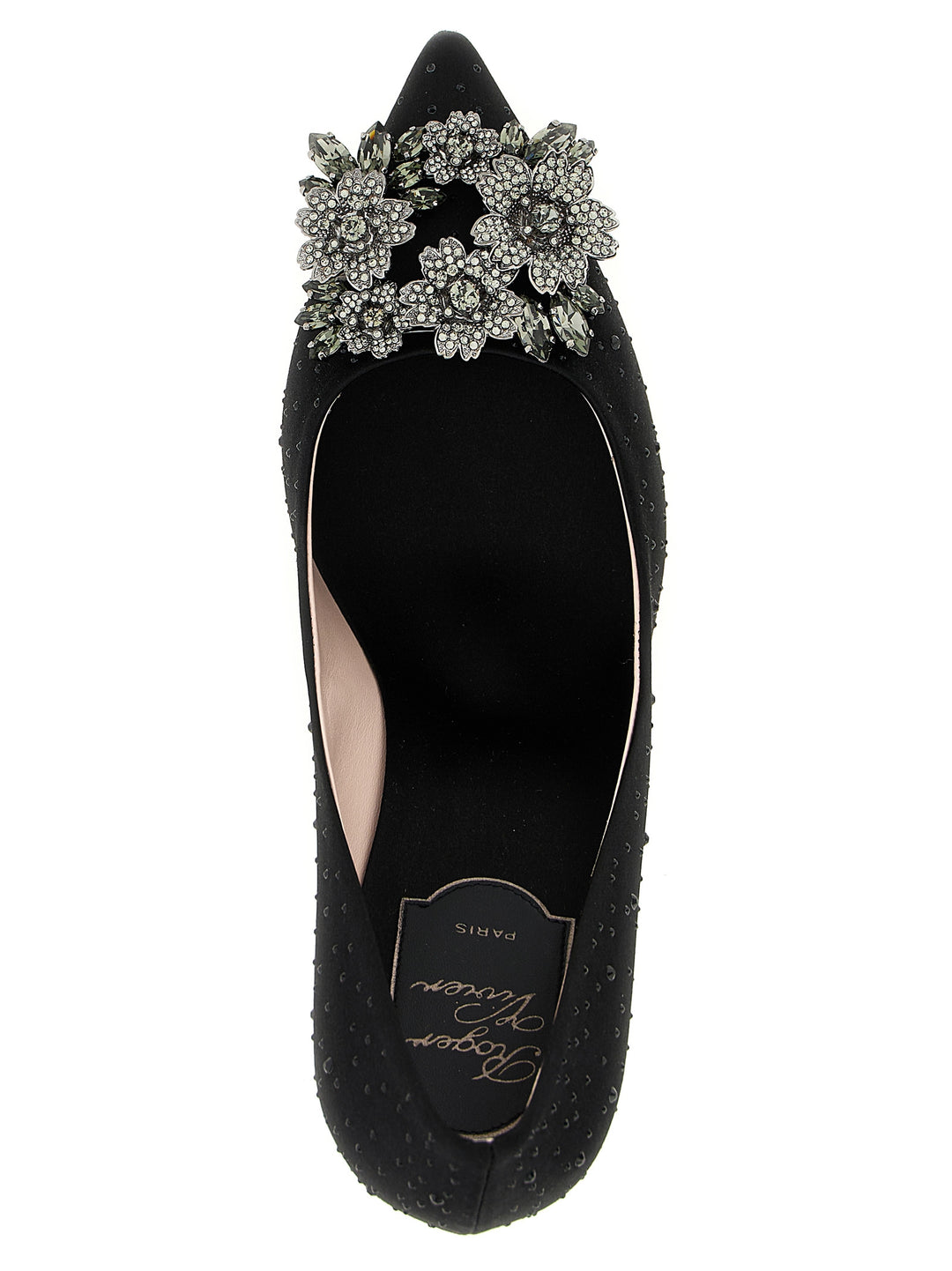 Roger Vivier Efflorescence Decollete - Nero | 731f82613337e60f9651e12253f00ec236609624