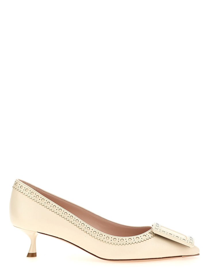 Roger Vivier Viv Decollete - Bianco | 72c9a32e7d9e984ba118e1310c2dce9dc05de7a6