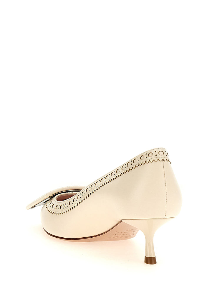 Roger Vivier Viv Decollete - Bianco | 2893a006ebdb80f2dcb6816c53d1e463c6840b1a