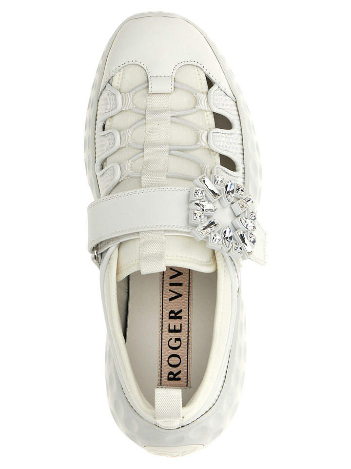 Roger Vivier Viv Sneakers - Bianco | 1f14d6ad6bb74e9a141f33fbe45a4799cbef0b27