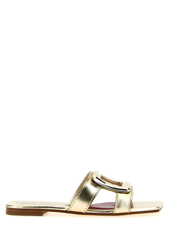 New Metal Buckle Sandali Oro