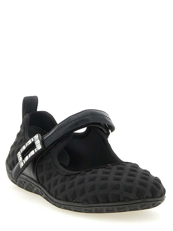 Roger Vivier Viv Low Flat shoes - Nero | f7f01f113f9c7248342baeaf48fd07fb38fb2a68
