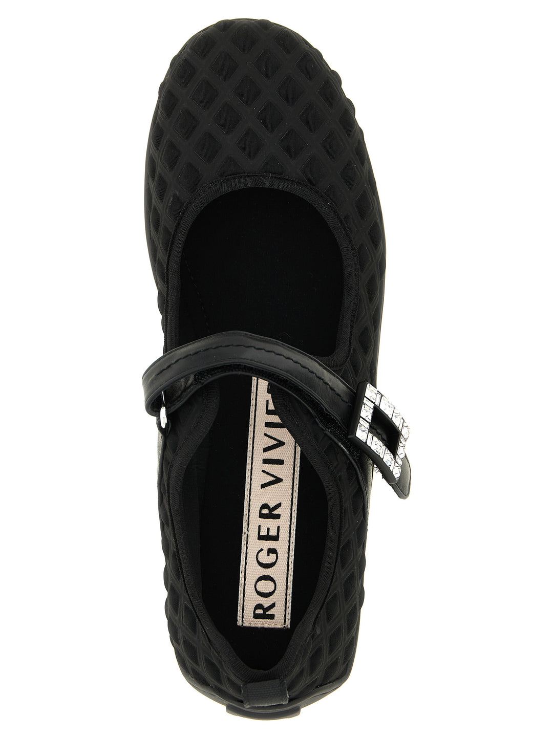 Roger Vivier Viv Low Flat shoes - Nero | d6dd9f016630cc55f5602bebdf630dbcc5f05ab8