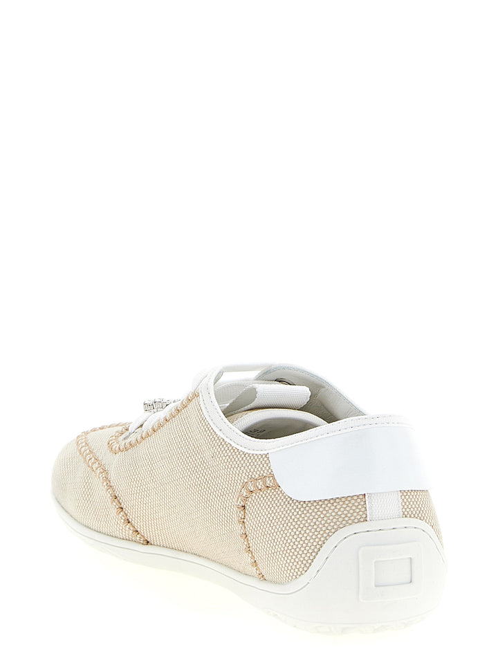 Roger Vivier Viv Low Sneakers - Beige | 6d77dfd98793de9030ed31fcbaf4edd7ef25969e