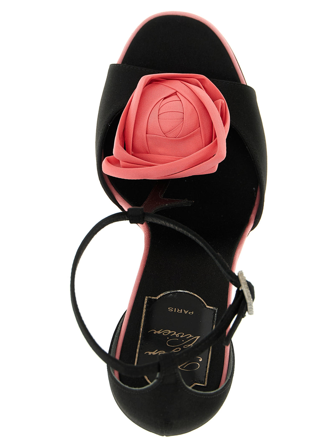 Roger Vivier Rose Vivier Sandali - Nero | 02a64858e9768e8e52952a123018a90c1ad81325
