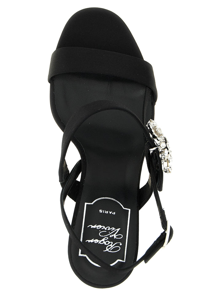 Roger Vivier Mini Bouquet Sandali - Nero | af5e8ec364ecc238717779a1492b4fff2d22c2f8